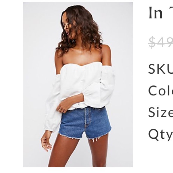 Free People Tops - free people off the shoulder top
